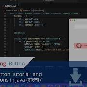 Java Swing JButton Tutorial Creating Buttons In Java Code With Abubokkor