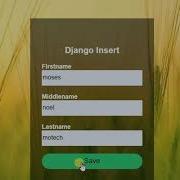 How To Create And Insert HTML Form Data Into Django Models Tables