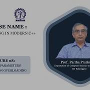 Lecture 08 Default Parameters Function Overloading
