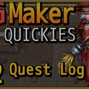 RPG Maker Tip Quickies Quest Log Item