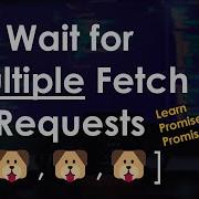 Wait For Multiple Fetch Requests To Finish JavaScript Tutorial