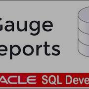 Oracle SQL Developer Gauge Reports