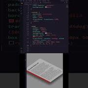 CSS 3D Design Book Html Shorts