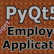PyQt5 Making Employee Application With QListWidget