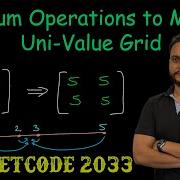 Minimum Operations To Make A Uni Value Grid Leetcode 2033
