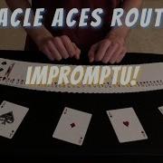 Cut To The Aces From A SHUFFLED DECK Impromptu Miracle Performance Tutorial