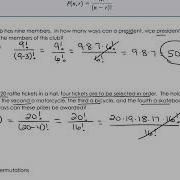 Algebra 2 Honors 14 2 Permutations And Combinations Part 1