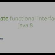 Predicate Functional Interface In Java 8 By Naren