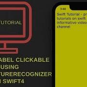 Make UIlable Clickable In Swift Using UITapGestureRecognizer Xcode 9 0 And Swift 4