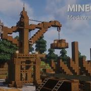 Minecraft How To Build A Medieval Crane Easy Tutorial