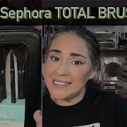 NEW SEPHORA COLLECTION MAKEUP BRUSHES The Total Brush Set FULL DEMO REVIEW Spoiler So Good