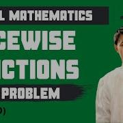 Word Problem Piecewise Functions General Mathematics