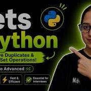Python Sets Tutorial For Beginners To Advanced Complete Guide With Examples