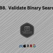 LeetCode 98 Validate Binary Search Tree Amazon Question MAANG Python DSA Hack Code