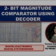 Two Bit Magnitude Comparator Using Decoder Magnitude Comparator