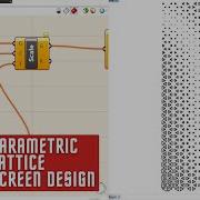 How To Create Parametric Lattice Screen Jali Design In Grasshopper Rhino