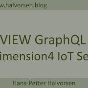 LabVIEW GraphQL API For Dimension4 IoT Service