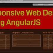 Responsive Web Design Using AngularJS Angular JS Tutorials