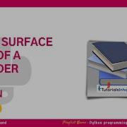 Python Program To Calculate Total Surface Area Of A Cylinder