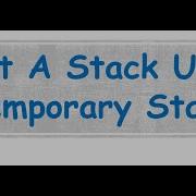 Sort A Stack Using Temporary Stack