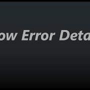 WebLOAD Tips Show Error Details