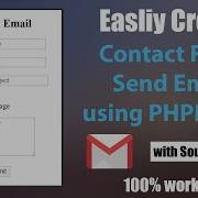 Create A PHP Send Email Contact Form Using PHPMailer Step By Step