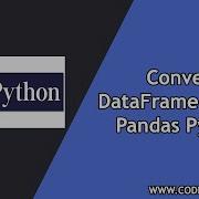 Convert Pandas DataFrame To List In Python