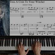 Toss A Coin To Your Witcher The Witcher Piano Tutorial With Sheet Music
