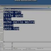 Learning Batch Episode 2 Goto Command And More