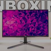Распаковка игрового монитора AOC Q27G3XMN Mini LED 27
