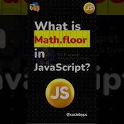 What Is Math Floor In JavaScript JavaScript Interview Questions Shorts Javascript