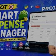 Build A Smart Expense Tracker In Python CRUD Insights Charts Full Step By Step Project