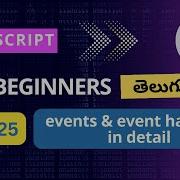 Events In JavaScript Event Handling In JavaScript Event Handlers In JavaScript DOM Events