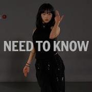 Need To Know Master Class Redy