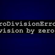 ZeroDivisionError Division By Zero