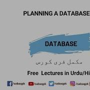 Planning A Database Computer Science Lecture Sabaq Pk