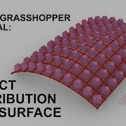 Учебное пособие по Rhino Grasshopper Распределение объектов на поверхности