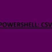 PowerShell Export Csv