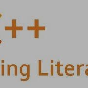 String Literals In C
