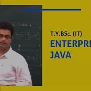 T Y BSc IT 5 й семестр Enterprise Java EJ регулярные онлайн лекции в прямом эфире и инте