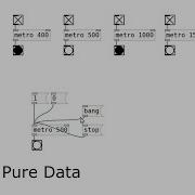 13 Pure Data Tutorial Timing Metro
