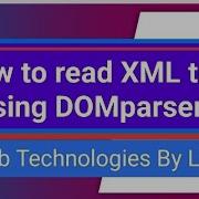 XML Dom Parser