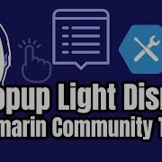 Using Light Dismiss With Xamarin Community Toolkit Popups