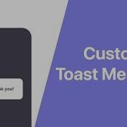 Custom Toast Message Notification Android Studio