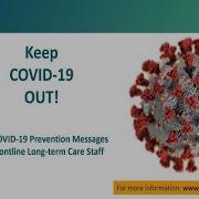 CDC COVID 19 Prevention Messages For Front Line Long Term Care Staff Keep COVID 19 Out
