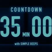35 Minutes Countdown Timer Flip Clock With Simple Beeps