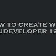 How To Create Wsdl In Jdeveloper 12c