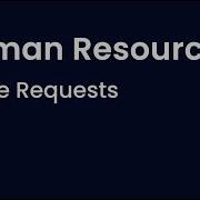 Tutorial Human Resources Leave Request