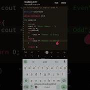 9 Find Number Is Odd Or Even Using If Else In C Basicofcoding Coding Cpp Oddeven Shorts Trending
