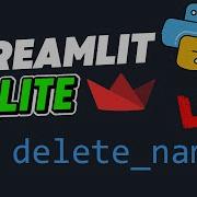 Streamlit SQLite Tutorial 3 Delete Data From Your Python Web App
